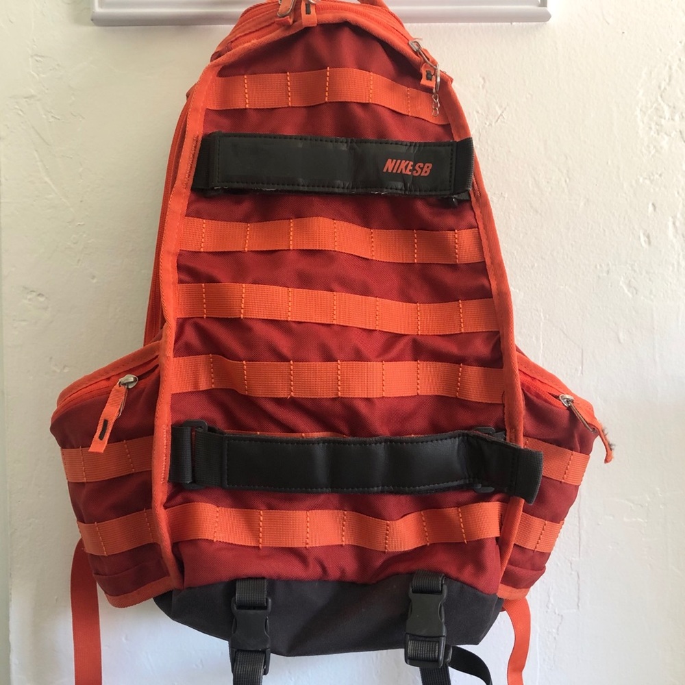 Nike SB Skateboarding Backpack Orange